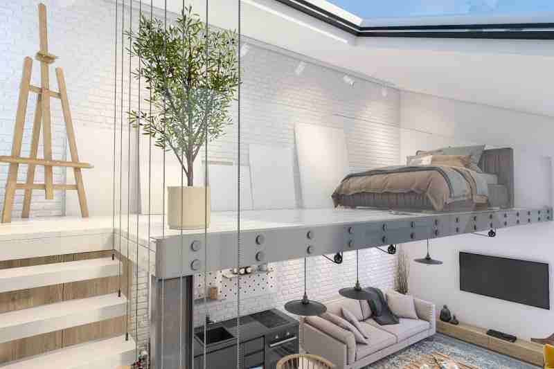 Antresola w kawalerce