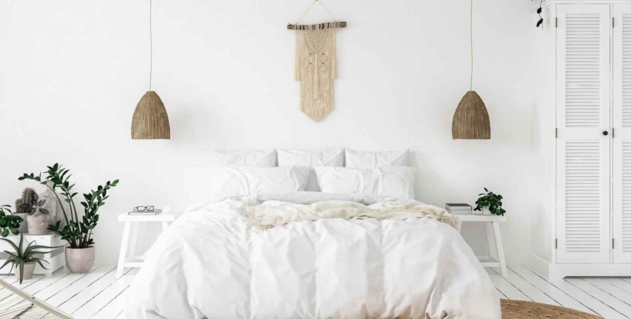 Sypialnia w styli scandi boho