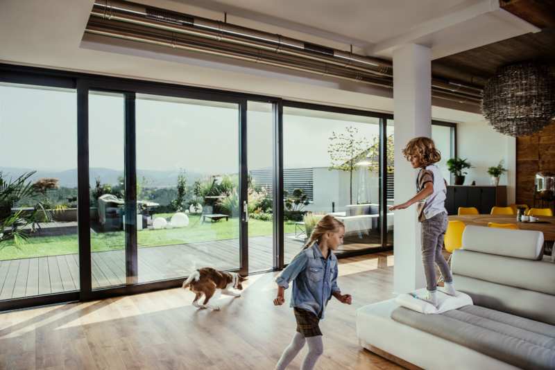 Drzwi tarasowe HST Grupa OKNOPLAST - Aluhaus