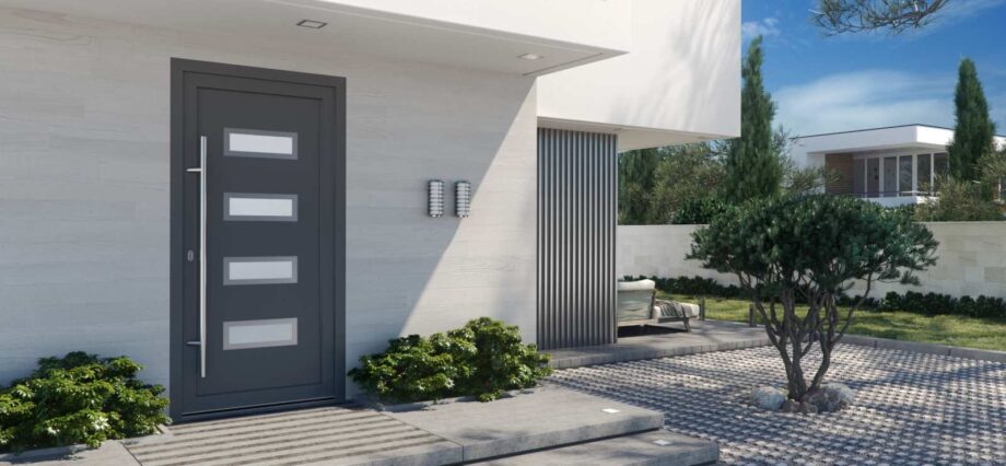 Drzwi zewnętrzne PVC OKNOPLAST panel Erdut