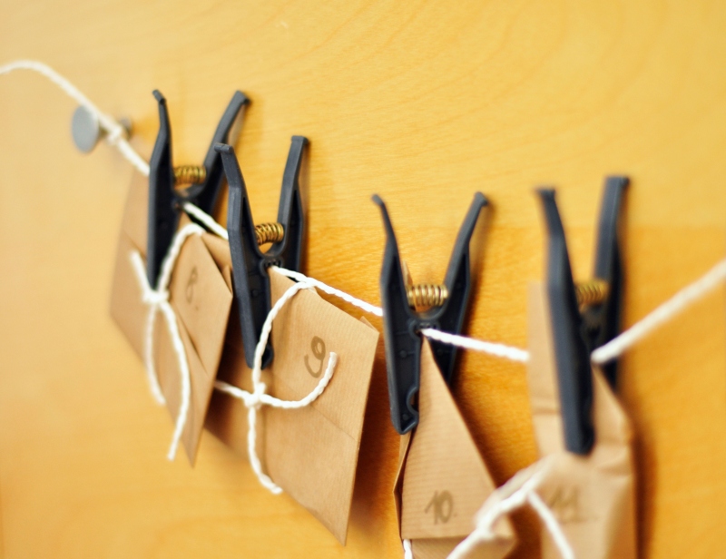 Kalendarz adwentowy z kopert