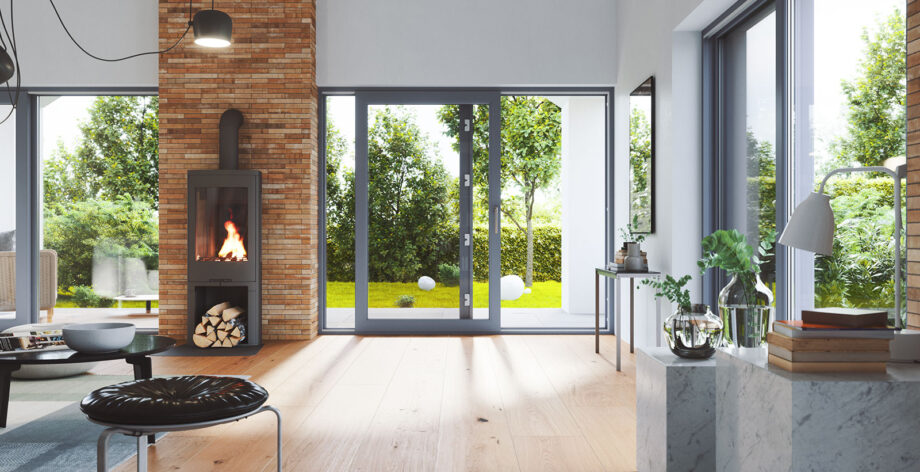 drzwi tarasowe SLIDE wnętrze