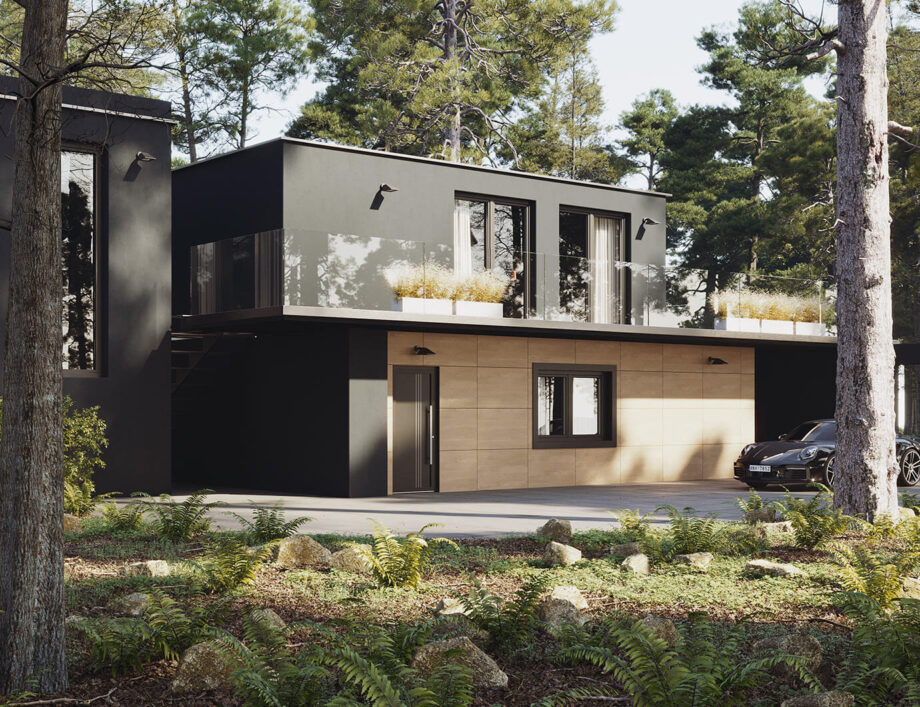 Okno PAVA – widok na skrzydło i detale okuć.