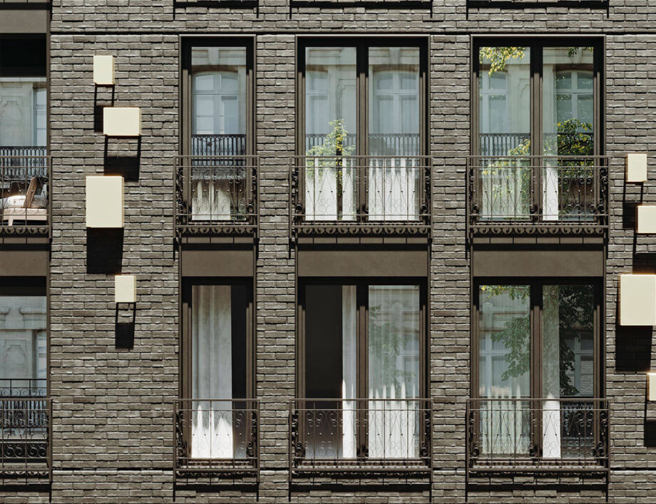 Minimalistyczne wykończenie ramy okna PAVA.