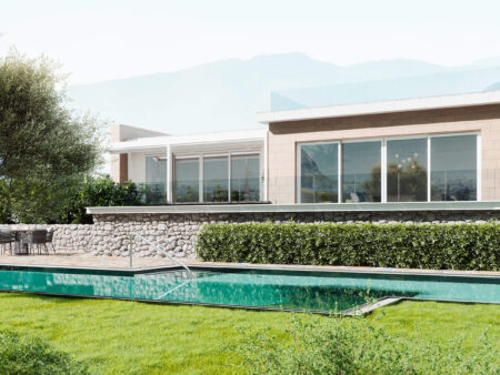 Drzwi tarasowe HST MOTION w domu jednorodzinnym