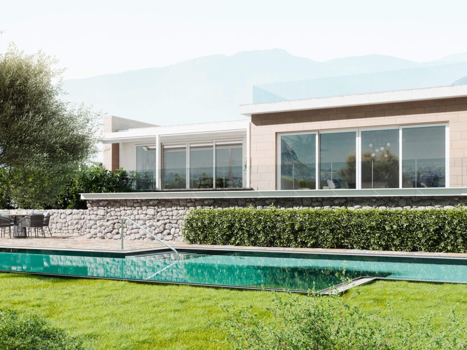 Drzwi tarasowe HST MOTION w domu jednorodzinnym