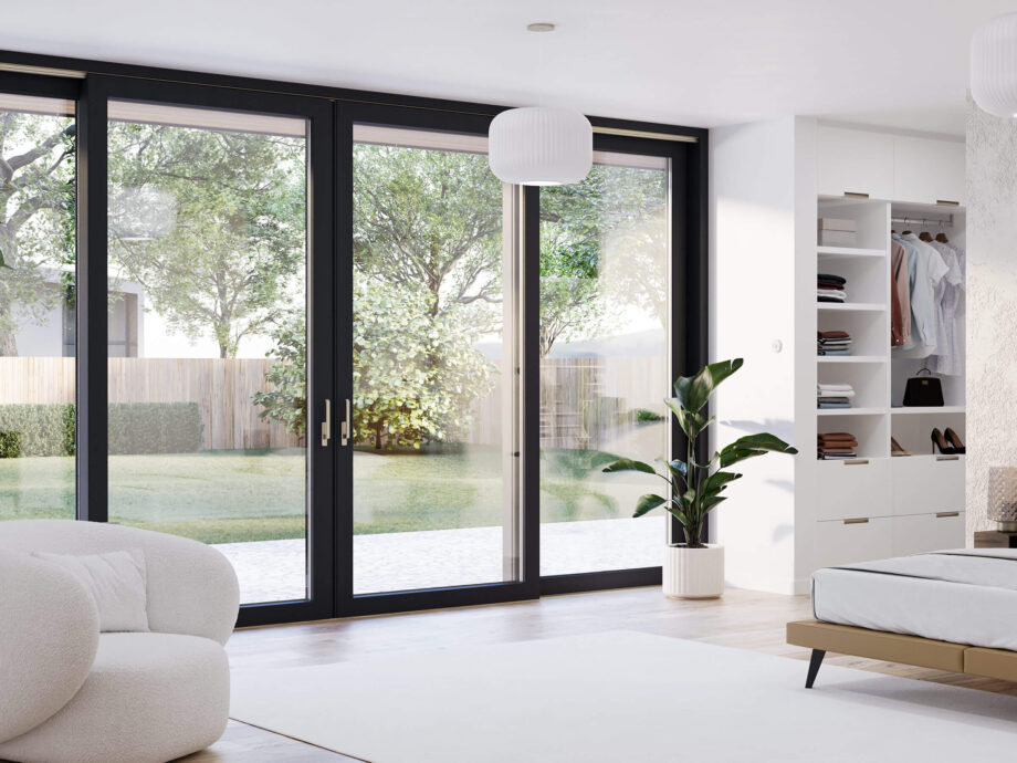 ypialnia z drzwiami tarasowymi HST PREMIUM Anthrazitgrau seidenglatt