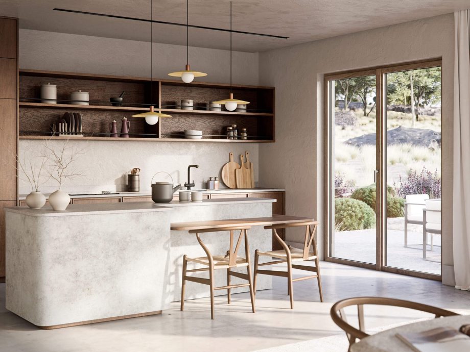 Kuchnia z oknami Pilar Oknoplast