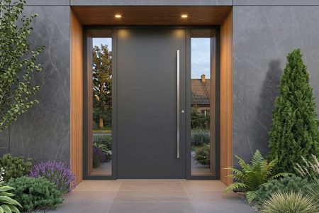 Drzwi aluminiowe Aluhaus Flatt