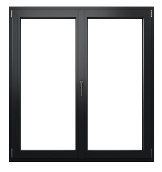 Okno PIXEL, kolor black jet